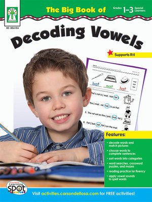 cover image of The Big Book of Decoding Vowels, Grades 1 - 3